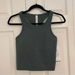 Women's Lululemon Ebb to Street Cropped Racerback Tank Top - 6